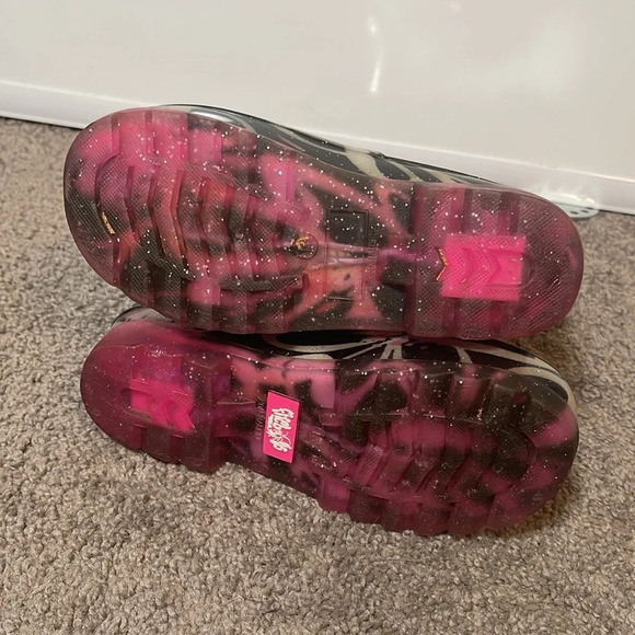 Firebugs By Mia Girl Purple Floral Rain Boots Size 13 - Picture 7 of 8